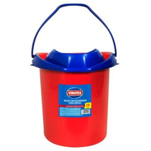 Balde Con Escurridor 14 Litros Virutex