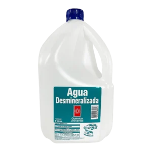 Agua Desmineralizada 5 Litros Química Universal