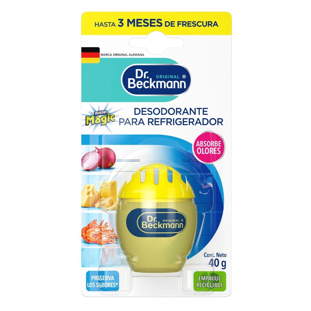 Absorbe Olores Refrigeradores Limón 40 Gr Dr Beckmann